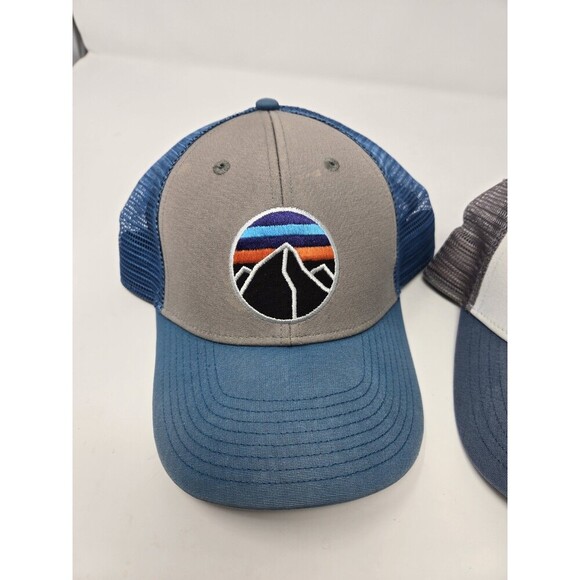 PATAGONIA LOT OF 2 BASEBALL CAP TRUCKER HAT MESH SNAPBACK UNISEX OS OUTDOOR GREY - Picture 2 of 15